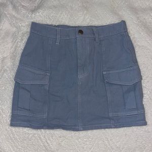 Size S, FULL TILT brand, light blue, %100 cotton denim skirt, never worn.